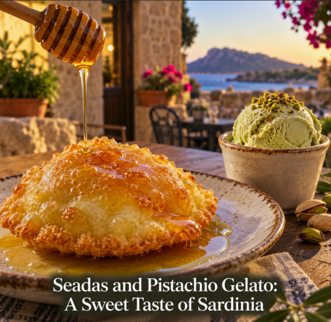 Seadas and Pistachio Gelato: A Sweet Taste of Sardinia