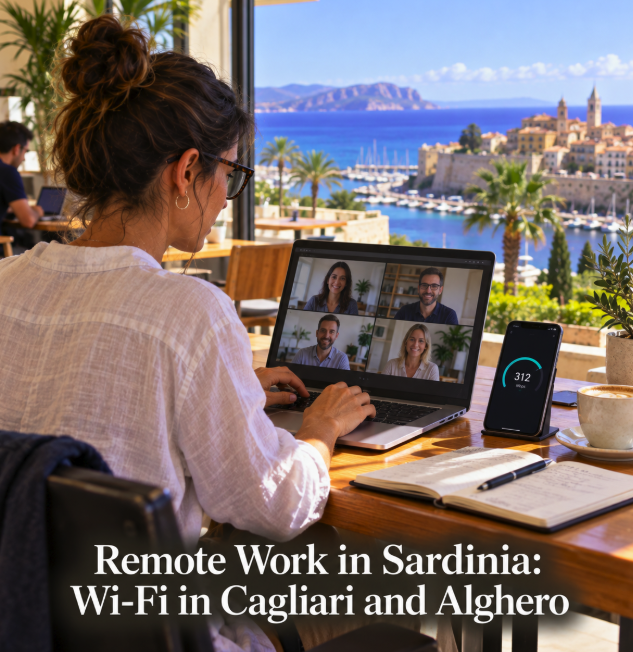 Remote Work in Sardinia: Wi-Fi in Cagliari and Alghero