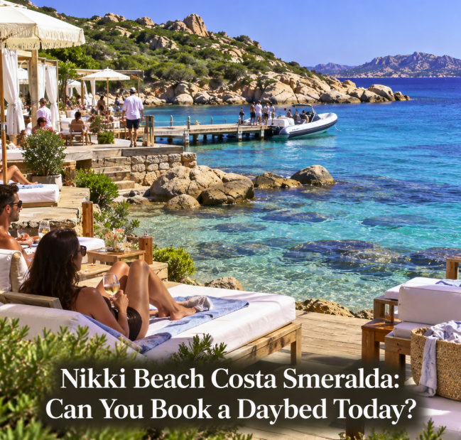 Nikki Beach Costa Smeralda: Can You Book a Daybed Today?