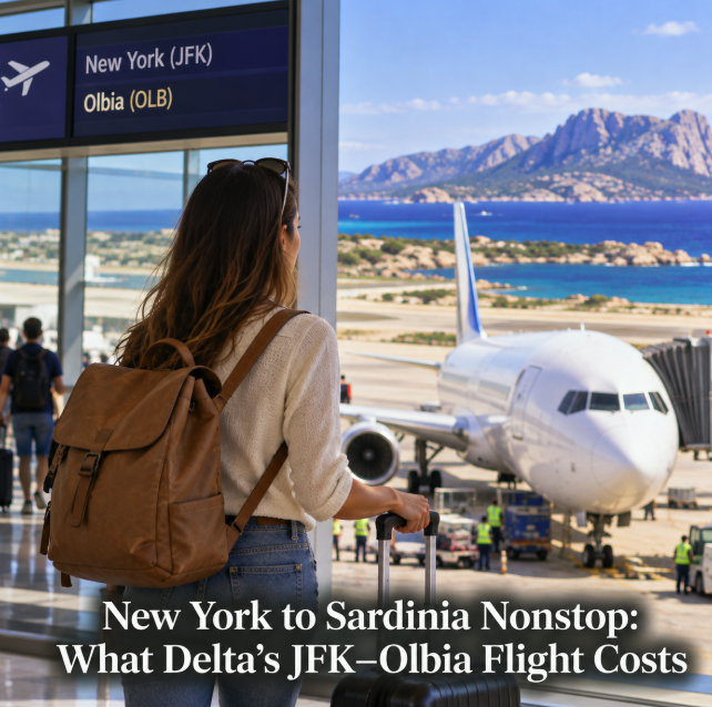 New York to Sardinia Nonstop: What Delta’s JFK–Olbia Flight Costs