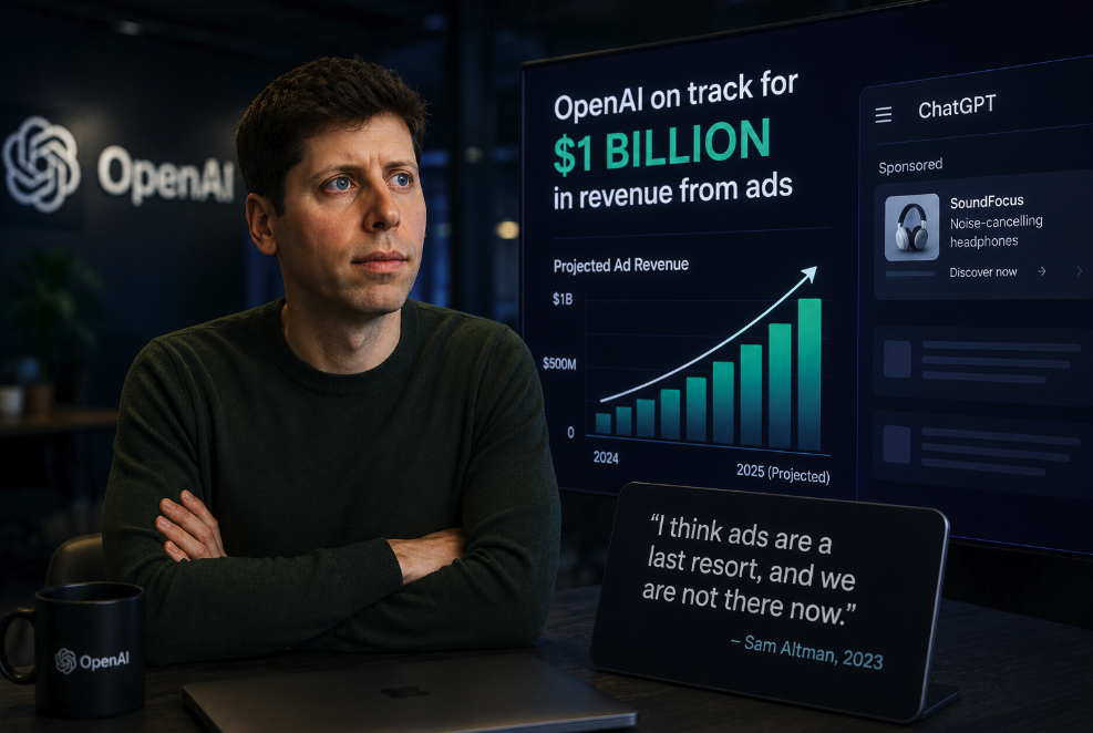 ChatGPT Ads Hit a $1 Billion Run Rate: OpenAI’s Search Advertising Era Is Taking Shape