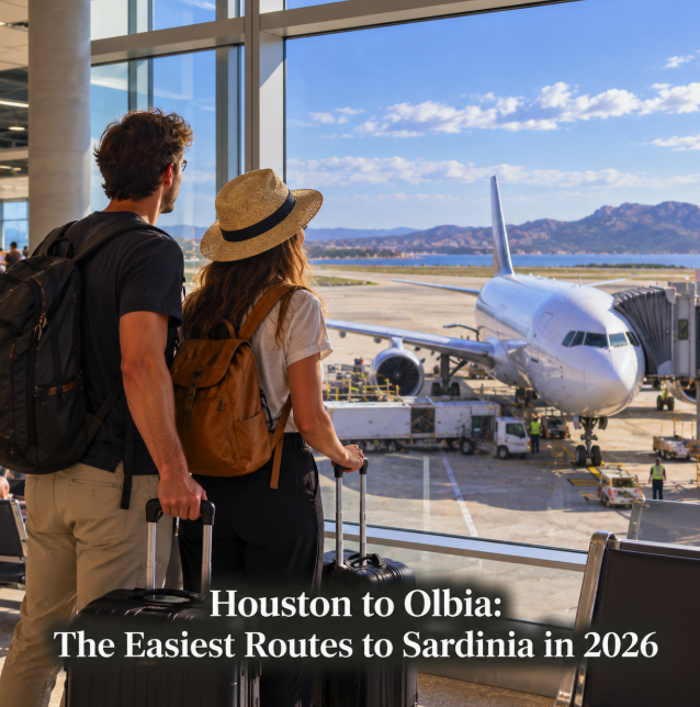 Houston to Olbia: The Easiest Routes to Sardinia in 2026