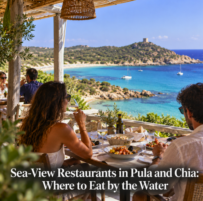 Sea-View Restaurants in Pula and Chia: Where to Eat by the Water