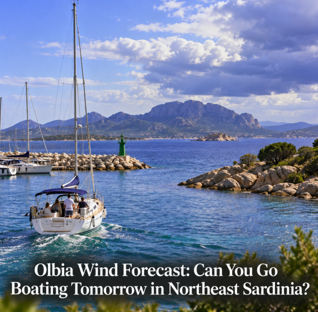 Olbia Wind Forecast: Can You Go Boating Tomorrow in Northeast Sardinia?