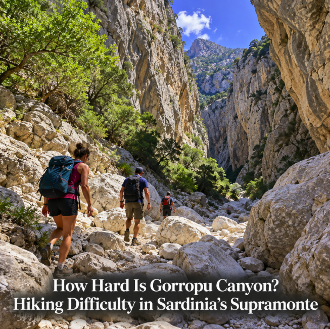 How Hard Is Gorropu Canyon? Hiking Difficulty in Sardinia’s Supramonte