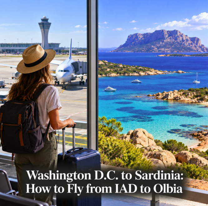 Washington D.C. to Sardinia: How to Fly from IAD to Olbia