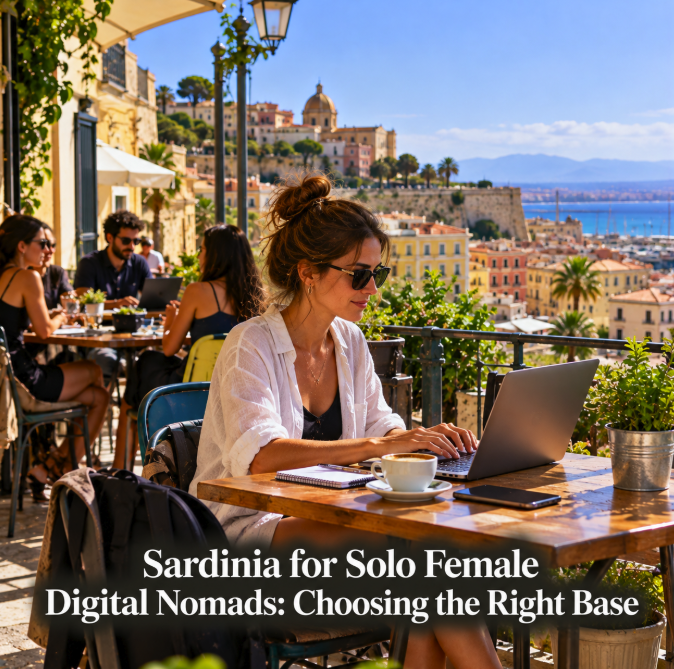 Sardinia for Solo Female Digital Nomads: Choosing the Right Base