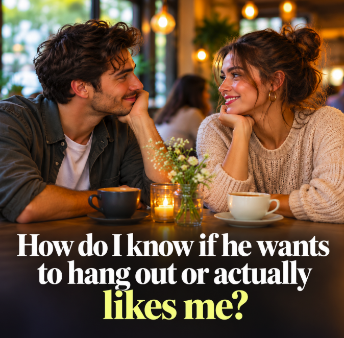 How do I know if he wants to hang out or actually likes me?