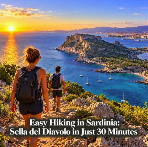 Easy Hiking in Sardinia: Sella del Diavolo in Just 30 Minutes