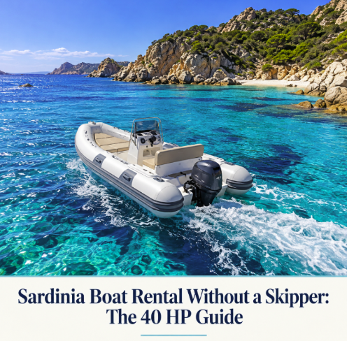 Sardinia Boat Rental Without a Skipper: The 40 HP Guide