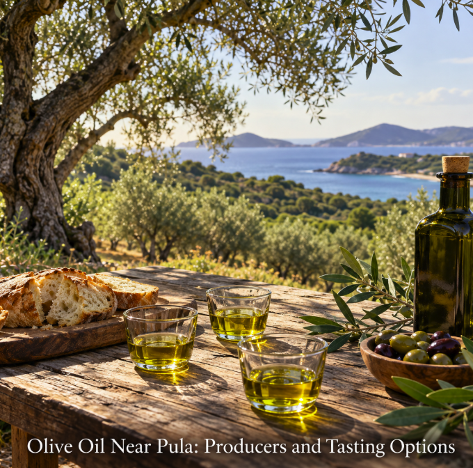 Olive Oil Near Pula: Producers and Tasting Options