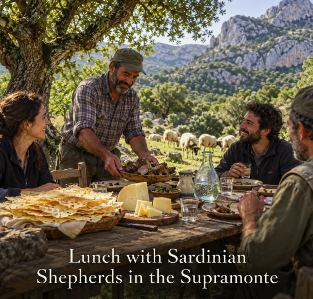 Lunch with Sardinian Shepherds in the Supramonte