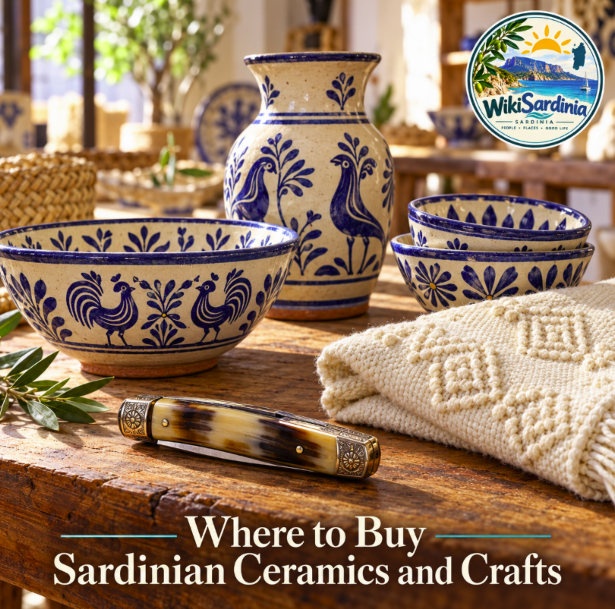Where to Buy Sardinian Ceramics and Crafts