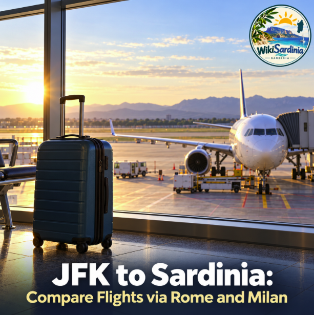 JFK to Sardinia: Compare Flights via Rome and Milan