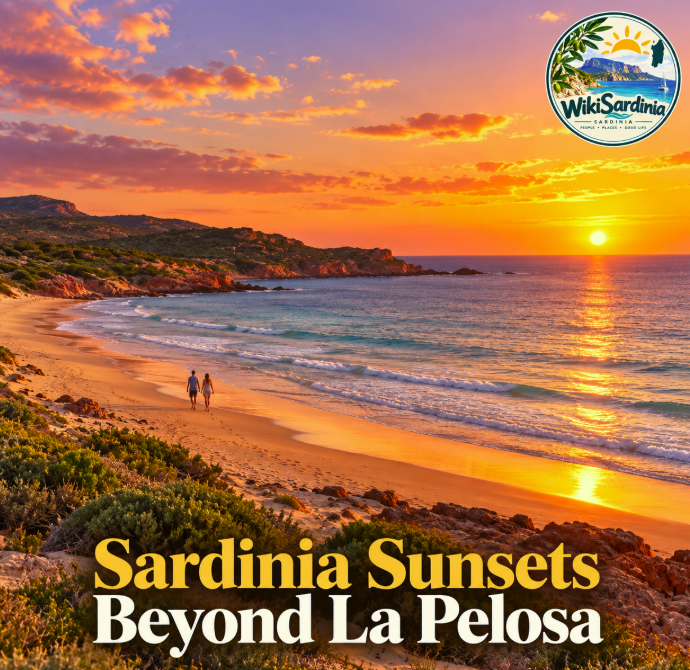 Sardinia Sunsets Beyond La Pelosa