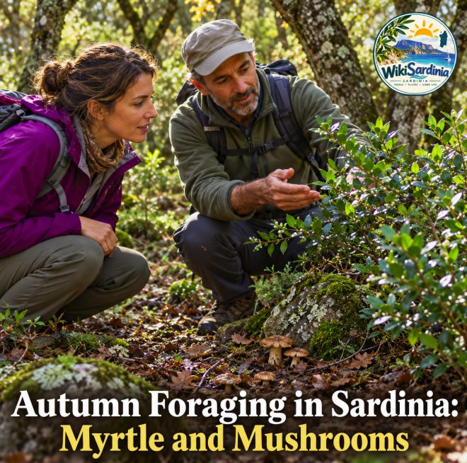 Autumn Foraging in Sardinia: Myrtle and Mushrooms