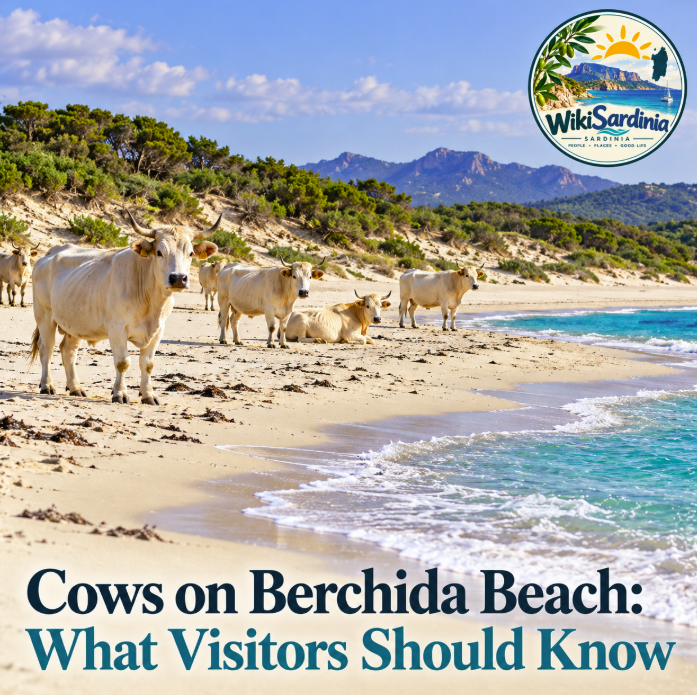Cows on Berchida Beach: What Visitors Should Know