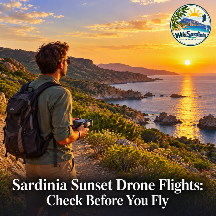 Sardinia Sunset Drone Flights: Check Before You Fly