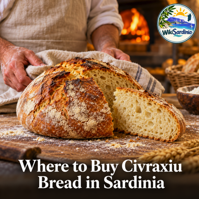 Where to Buy Civraxiu Bread in Sardinia