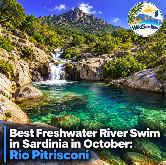 Best Freshwater River Swim in Sardinia in October: Rio Pitrisconi