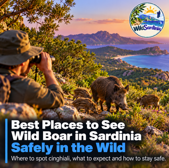 Best Places to See Wild Boar in Sardinia Safely in the Wild