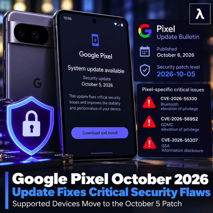 Google Pixel October 2026 Update Fixes Critical Security Flaws: Supported Devices Move to the October 5 Patch