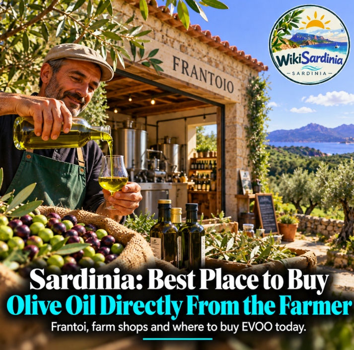 Where to Buy Olive Oil Directly From a Farmer in Sardinia — Frantoi Open Today