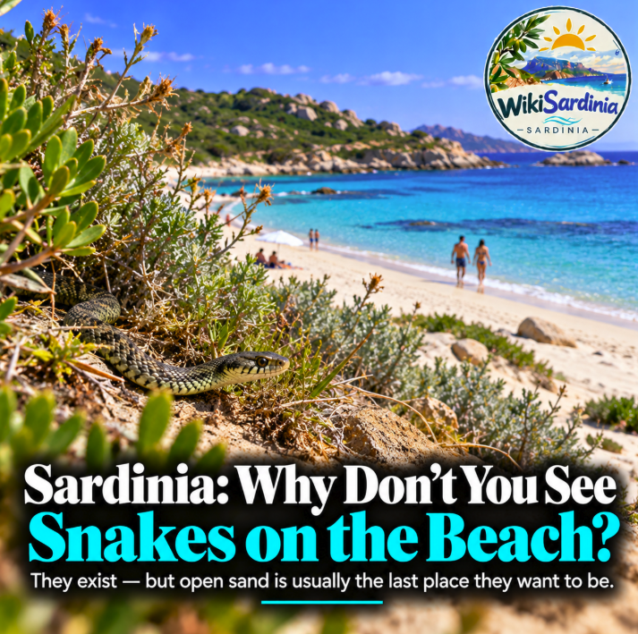 Why Don’t You See Snakes on Sardinia’s Beaches?