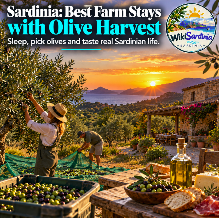 Sardinia best farm stay with olive harvest