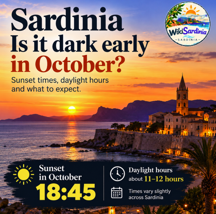 Does It Get Dark Early in Sardinia in October? Sunset Times and Daylight