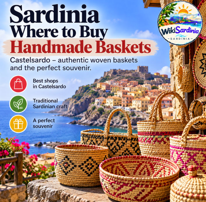 Where to Buy Handmade Baskets in Sardinia: Castelsardo's Traditional Weaving