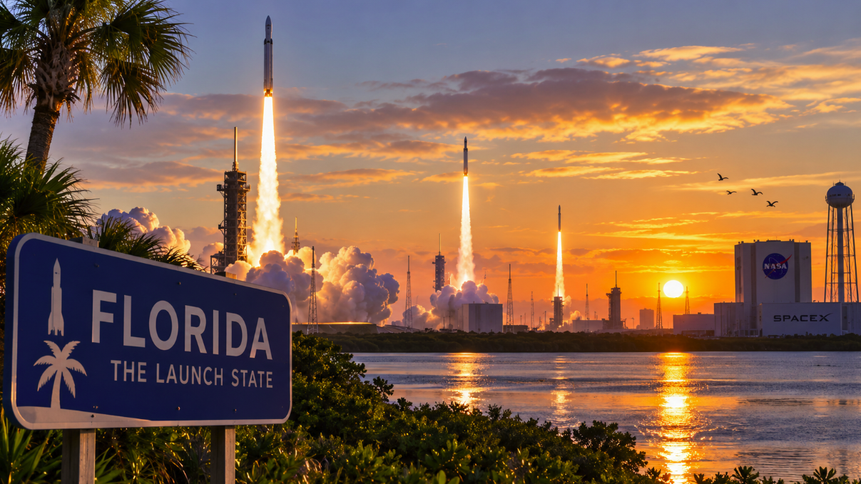 Florida’s Rocket Boom Is Turning the Space Coast Into an Infrastructure Problem