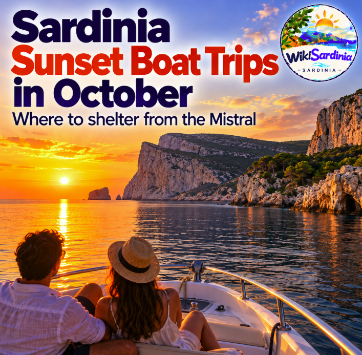 Best October Sunset Boat Trip in Sardinia: Where to Shelter From the Mistral