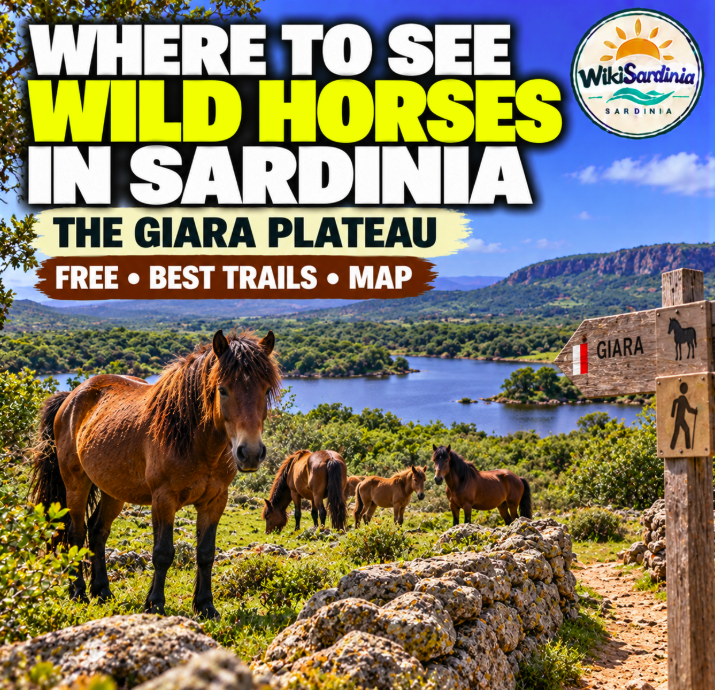 Where to See Wild Horses in Sardinia Without a Guide: Giara Plateau Trails and Map