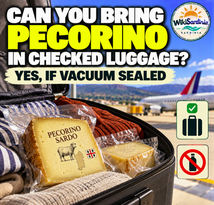 Can You Bring Sardinian Pecorino in Checked Luggage? Packing and Customs Rules