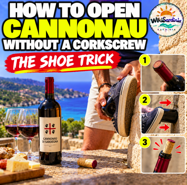 How to Open Cannonau Wine Without a Corkscrew: Safe Options and the Shoe Trick