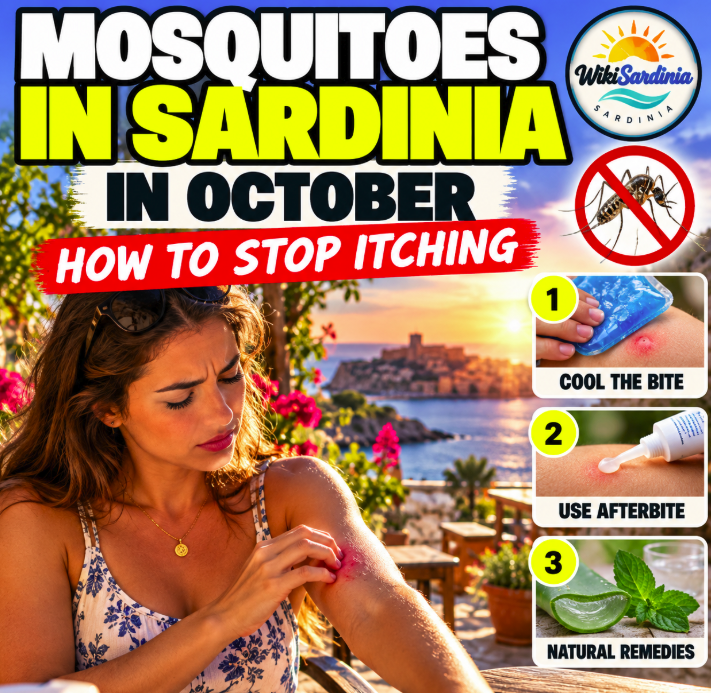 Mosquitoes in Sardinia in October: How to Stop Bites Itching