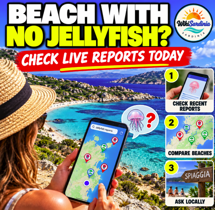 How to Find a Sardinian Beach with No Jellyfish Today: Live Apps and Reports