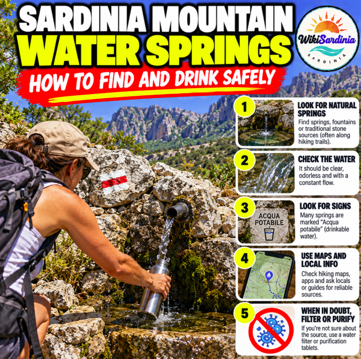 How to Find a Drinking-Water Spring in the Sardinian Mountains