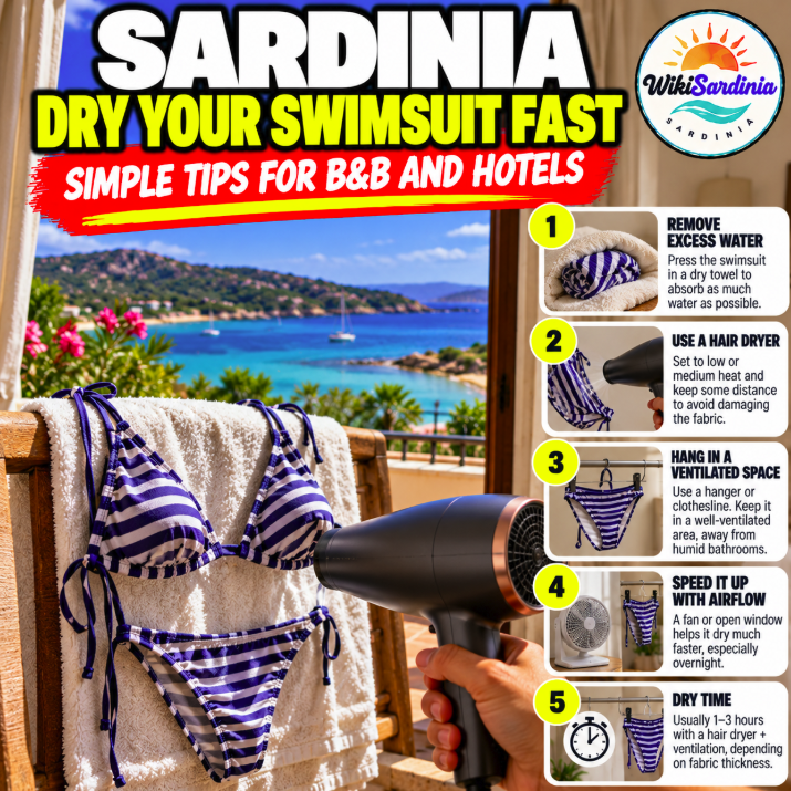 Best Way to Dry a Swimsuit Fast in a Sardinian B&B
