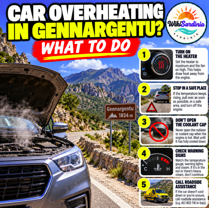Car Overheating in the Gennargentu Mountains: What to Do