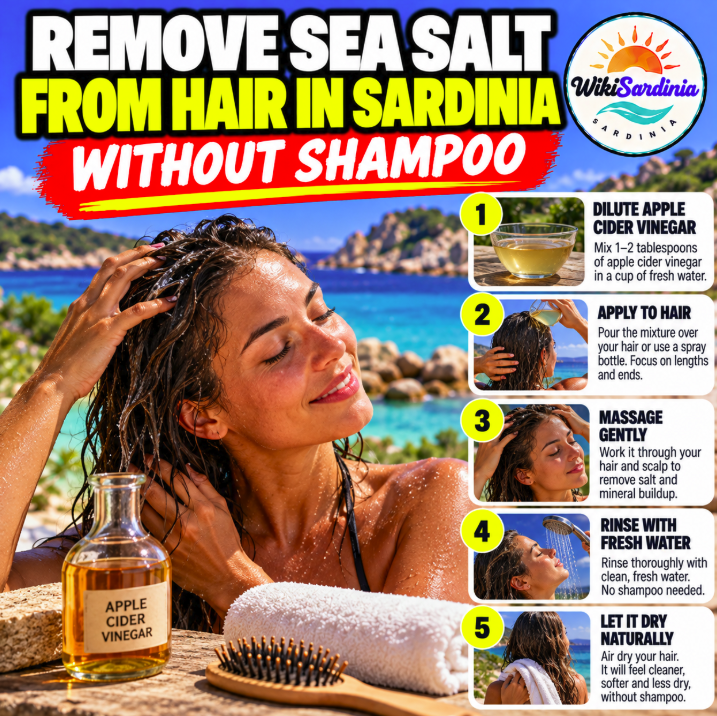 How to Get Sea Salt Out of Your Hair Without Shampoo