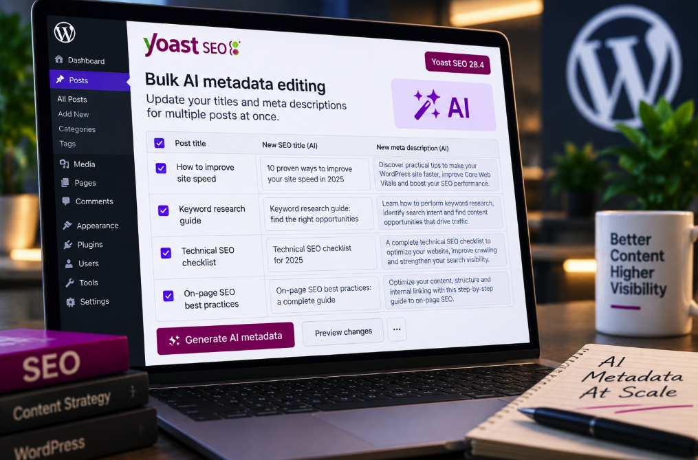 Yoast SEO 28.4 Makes Bulk AI Metadata Editing More Useful — by Adding More Control