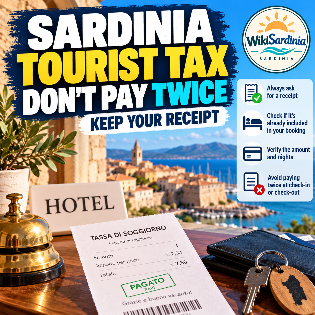 Sardinia Tourist Tax: How to Avoid Paying Twice