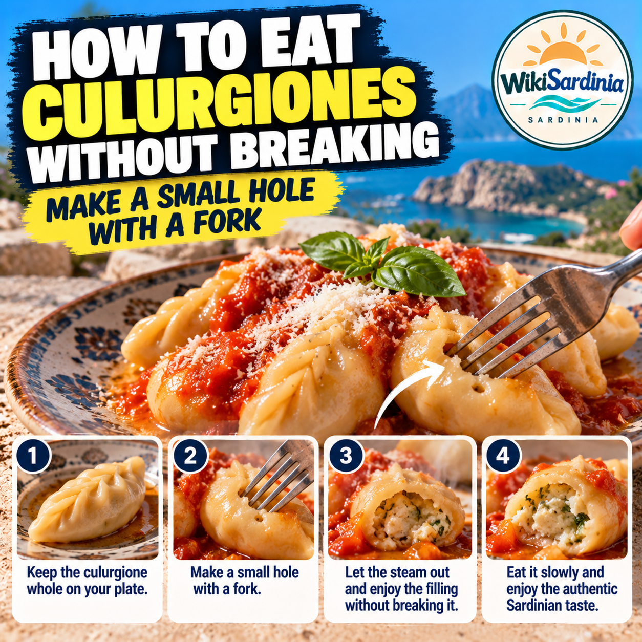 Sardinia: How to Eat Culurgiones Without Breaking Them