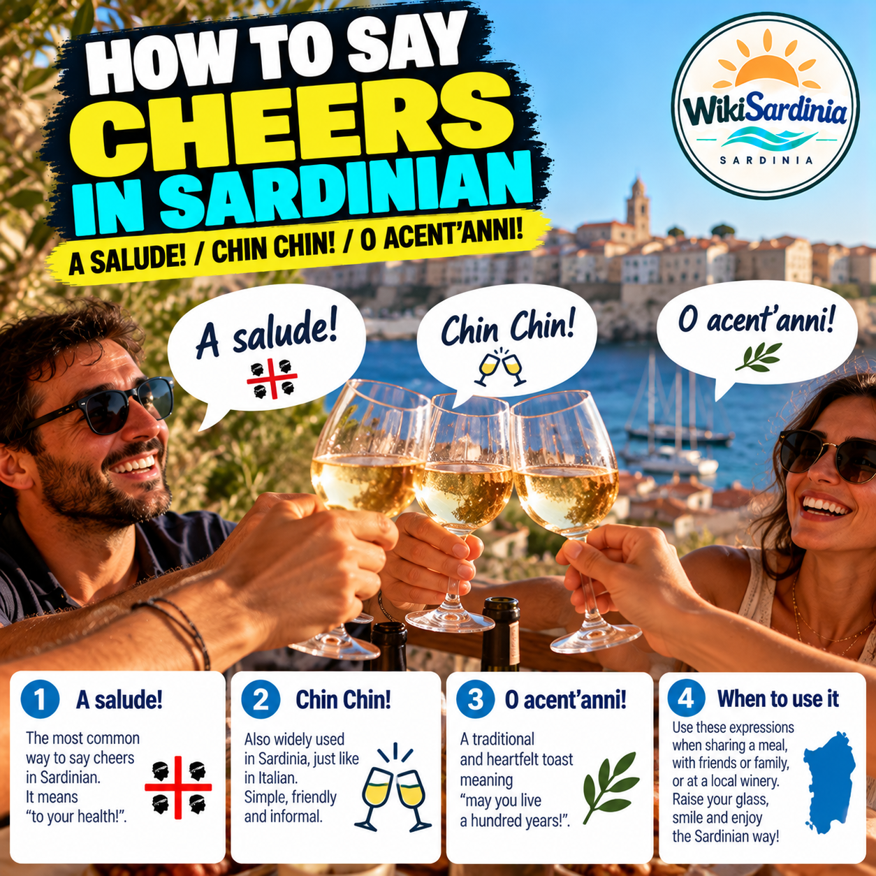 Sardinia: How to Say Cheers in Sardinian