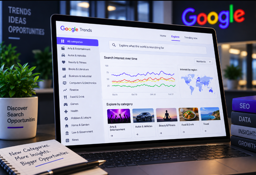 Google Trends Adds Category-Level Search Discovery: Keyword Research Can Now Start With the Market