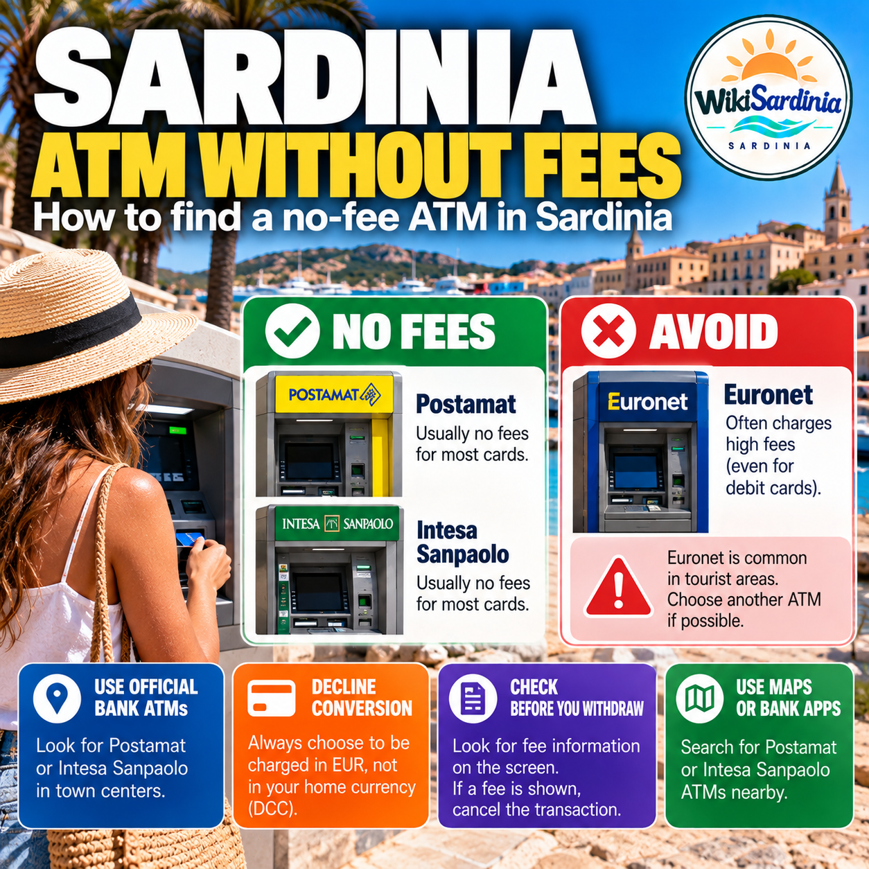 Sardinia: How to Find an ATM Without Fees
