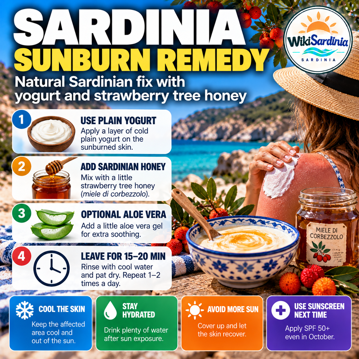 Sardinia: How to Soothe Sunburn and the Truth About Local Remedies