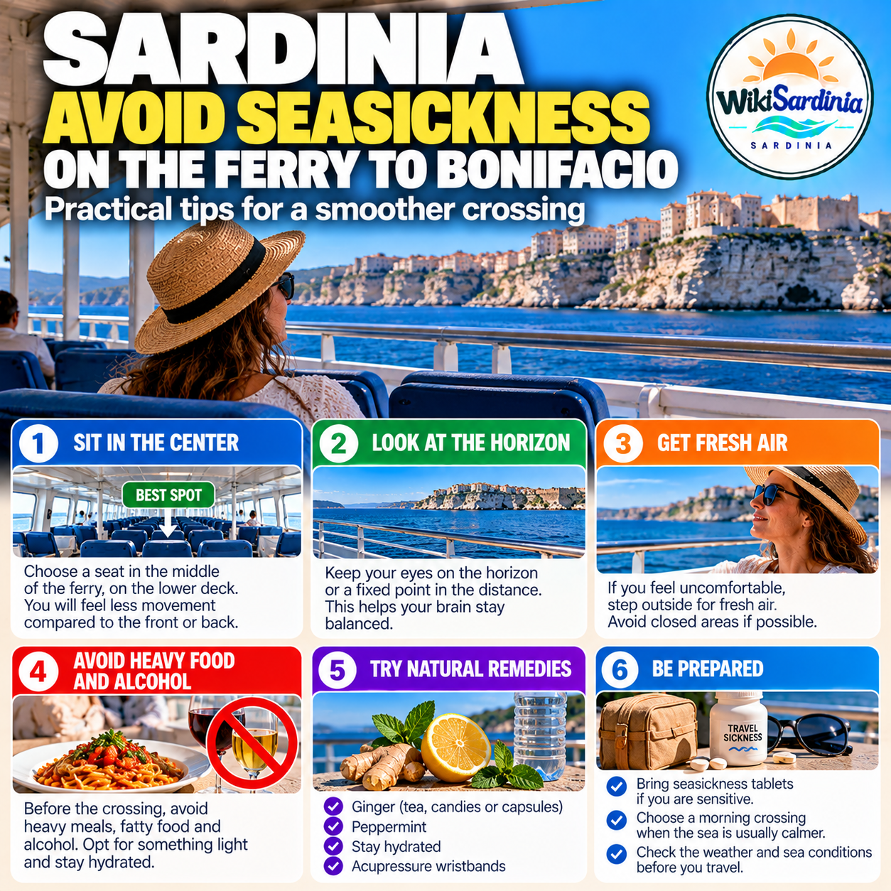 Sardinia to Bonifacio: How to Avoid Seasickness on the Ferry